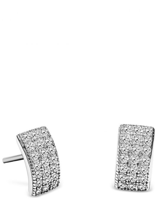 Fratelli Bovo Обици от White Gold с Камъни