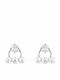 Kloxx Earrings made of Silver with Stones & Pearls