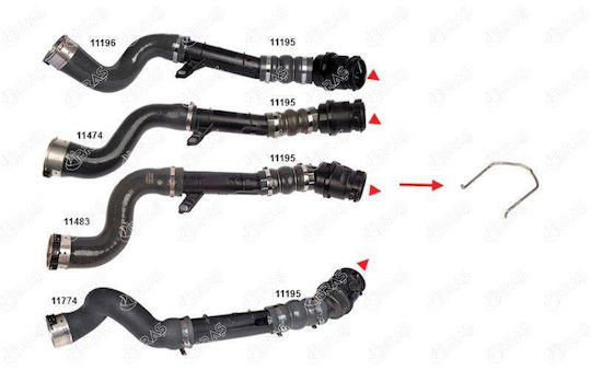Ibras Car Turbo Hose for Dacia Duster