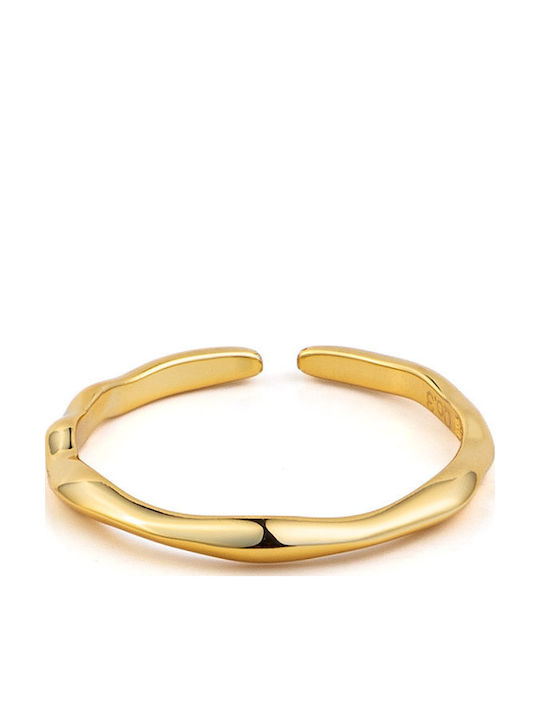 George Art Jewels Γυναικείο Δαχτυλίδι από Ασήμι Επιχρυσωμένο