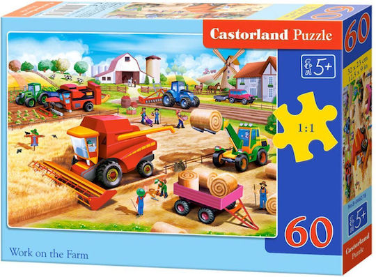 Castorland Work On Farm Παζλ 60 Κομματια B-66278