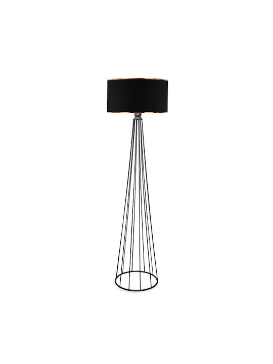 Pakketo Firdo I Stehlampe H121cm. Schwarz