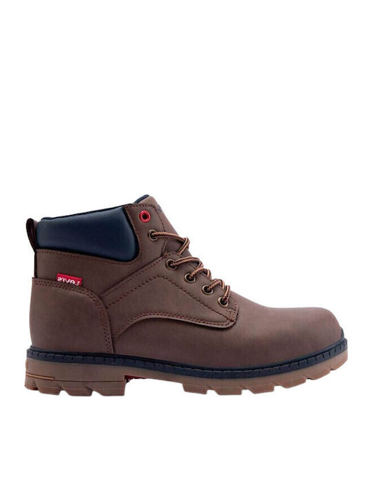 Levi's Παιδικά Αρβυλάκια με Φερμουάρ Brown/Navy