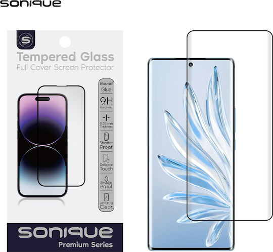 Curvy Glass Sonique Premium Series HD Full Cover 9H Honor 70 5G Black