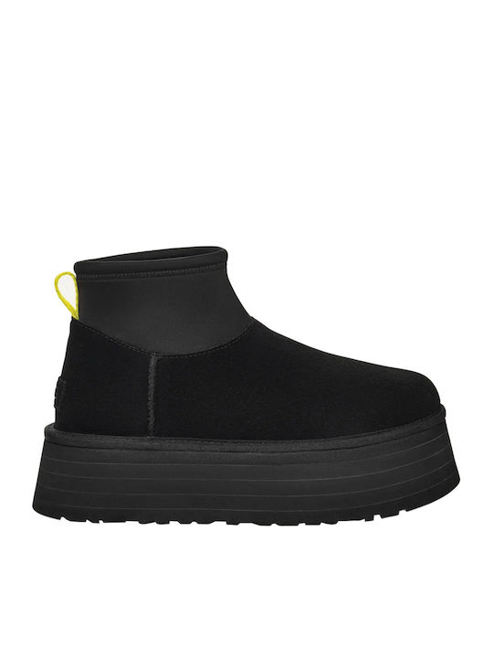 UGG Classic Mini Dipper Ankle Boots Black