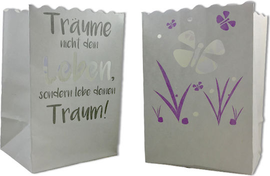 Arti Casa Laterne für Party 16cm Verschiedene Designs