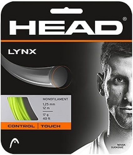 Head Lynx Χορδή Τένις Κίτρινη 12m, Φ1,25mm