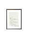 Wooden Wall Frame Black Silver Line Matte Glass K93/2 Photo 25cmx35cm