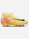 Ghete De Fotbal Pentru Copii Jr Mercurial Superfly 10 Academy Cu Crampoane Și Cu Soseta Albastre