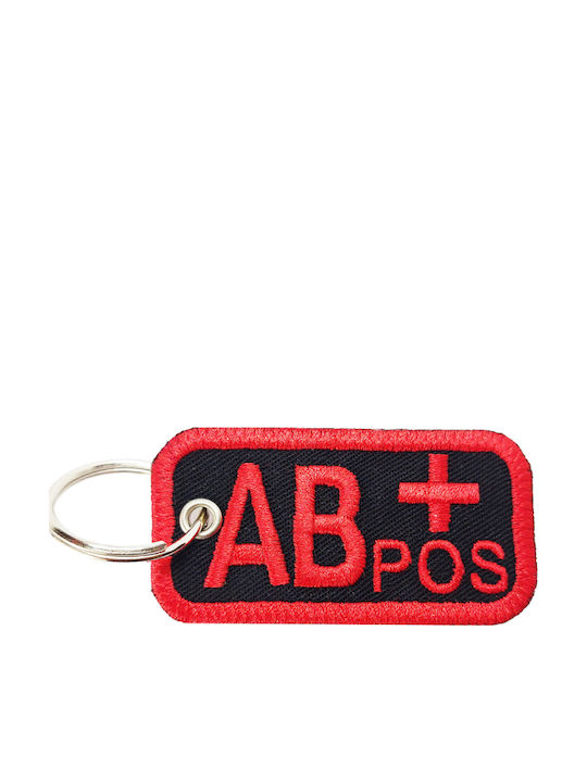 Keychain Team Blood Type AB+