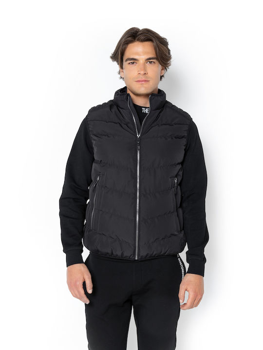 The Bostonians Ärmellos Jacke Puffer Black