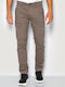 Herrenhose Cargo Elastisch Reguläre Passform Grau