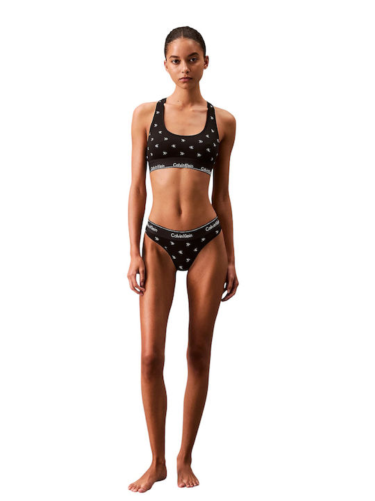 Calvin Klein Women's String Black/white
