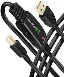 Axagon USB 2.0 USB-A male σε USB-B male 10m