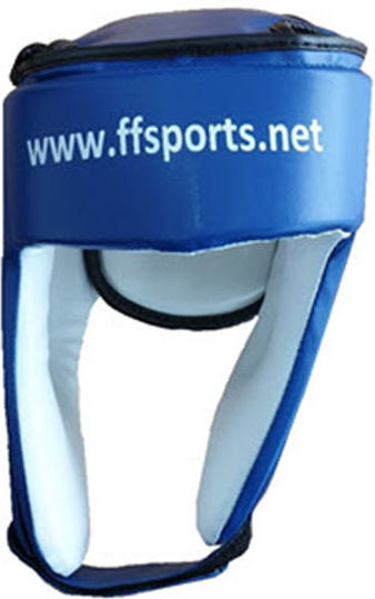 FFSports Κάσκα Πυγμαχίας Ενηλίκων Aνοιχτού Τύπου από Συνθετικό Δέρμα Μαύρη