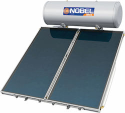 Nobel Aelios CUS Ηλιακός Θερμοσίφωνας 160lt Glass Διπλής Ενέργειας 3τ.μ. Επιλεκτικός