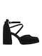 Black Heels with Strap