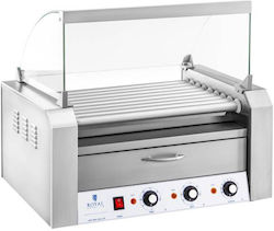 Roller Grill Cover Warming Drawer Buns 16 Hot Dog Sausages 2200w 230v Royal Catering Roller Grill Cover Warming Drawer Buns 16 Hot Dog Sausages 2200w 230v Royal Catering