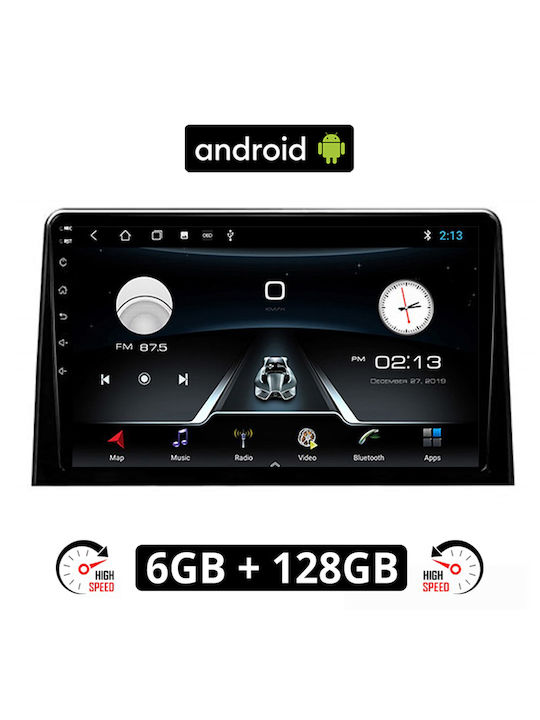 Sistem Audio Auto pentru Peugeot Rifter 2017 (Bluetooth/USB/AUX/WiFi/GPS/Apple-Carplay/Android-Auto) cu Ecran Tactil 10"