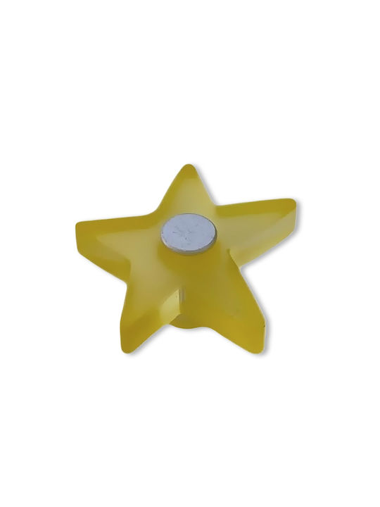 Kinder Kunststoff Möbelgriff Gelb Φ43mm Roline 525