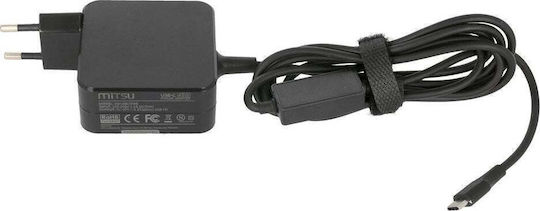 Mitsu 45W USB Type-C USB-C Захранване Черно