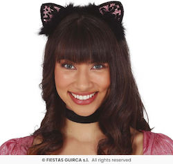 Leopard Ears Headband Pink 18761