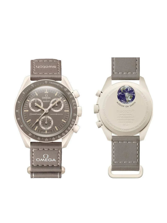 Swatch Moonswatch Mission Ανδρικό Ρολόι Μπαταρί...