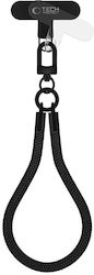 Tech-Protect Rope Wrist Strap for Mobile Phones Black
