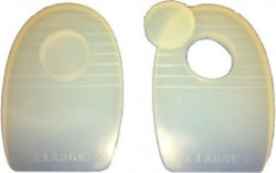 Adco Heel Hole Insoles Made of Silicone 2 Pieces Adco Heel Hole Insoles Made of Silicone 2 Pieces