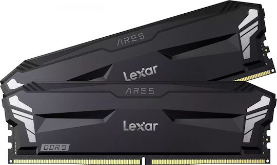 Lexar ARES Gaming DDR5 32GB RAM με 2x16GB Modules και Ταχύτητα 6000 για Desktop