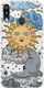 Sonne Mond Sterne Samsung Galaxy M20 Klar TPU Transparent Silikon