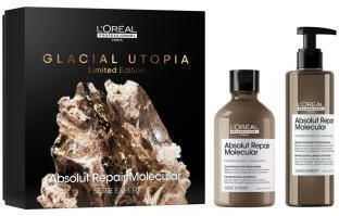 L'Oréal Professionnel Absolut Repair Molecular Glacial Utopia Limited Edition Σετ Περιποίησης Μαλλιών Αναδόμησης & Θρέψης για Ταλαιπωρημένα Μαλλιά με Σαμπουάν & Serum 2τμχ