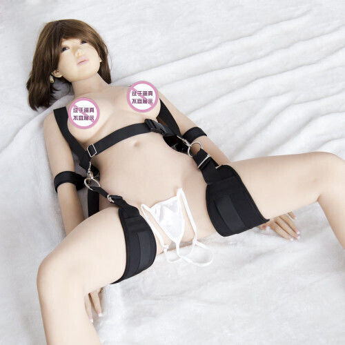 Naughty Toys Curele de Imobilizare în Culoare Neagră