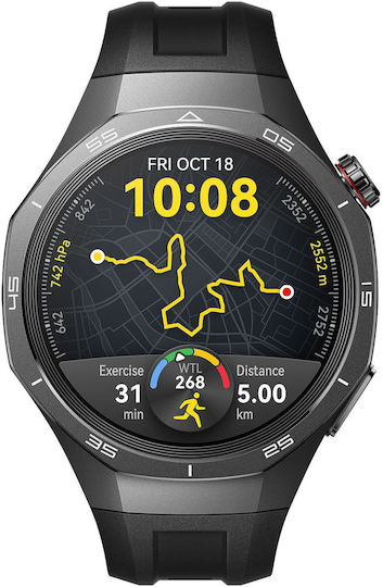 Huawei Watch GT 5 Pro Titan 46mm Wasserdicht mit Pulsmesser (Schwarz)