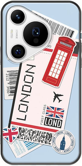Bilet către Londra Huawei Pura 70 Pro TPU Negru Silicon Negru