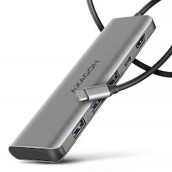 Axagon USB-C Docking Station με HDMI 4K PD
