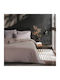 Nef-Nef Homeware New Kotler Coverlet Queen Size from Polyester Beige 230x240cm
