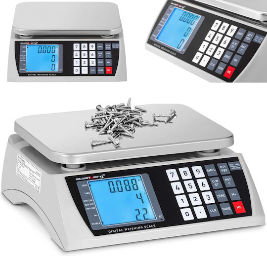Commercial Scale with LCD Display 22.3 x 17.4 cm 30 kg 1 g