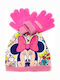 Kinder Mütze Set Stoff Fuchsie