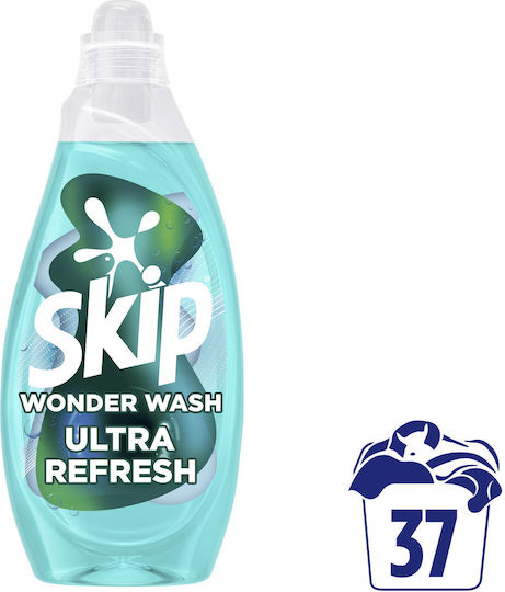 Skip Wonder Wash Ultra Refresh Υγρό Απορρυπαντικό Ρούχων 1.48lt (37 Μεζούρες)