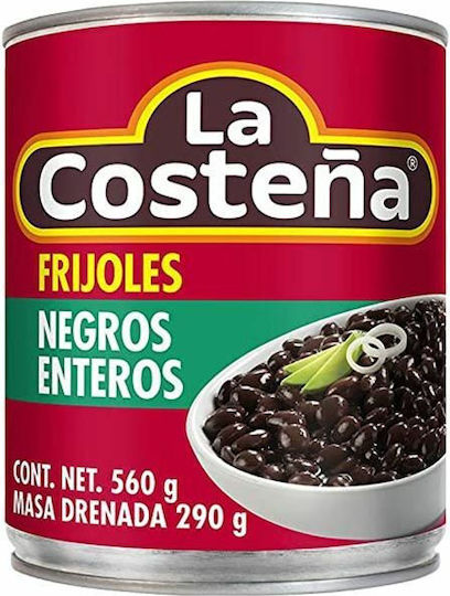 La Costeña Frijoles Negros Enteros Μαύρα Φασόλια Ολόκληρα 560gr