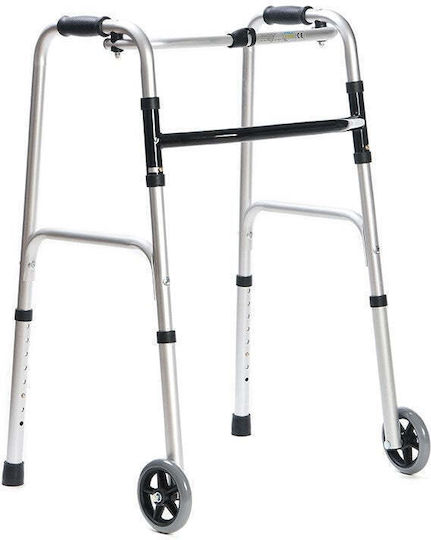 MDH Aluminum Walker with Wheels