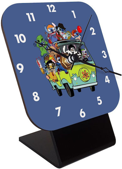 Koupakoupa Ceas de birou Stitch Halloween din Lemn 1buc KP_26644_clock-desk-square