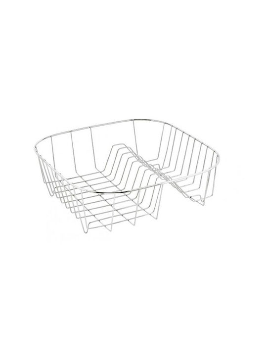 Sită Pentru Chiuvetă Metalică Argintie 33.5x33.5x12.5cm
