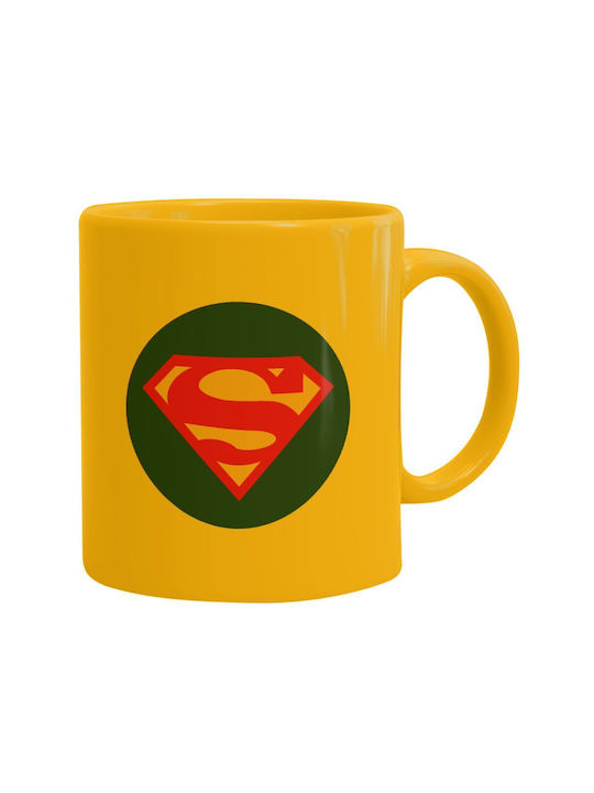 Koupakoupa Superman Mug Ceramic Yellow 330ml