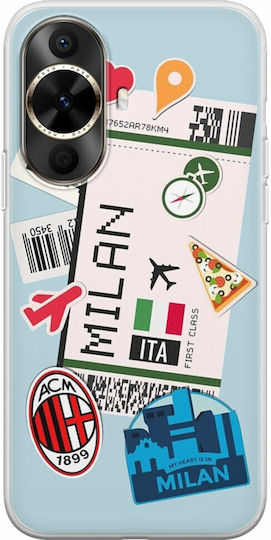 Ticket To Milan Huawei Nova 12s Flexibles TPU Transparentes Silikon