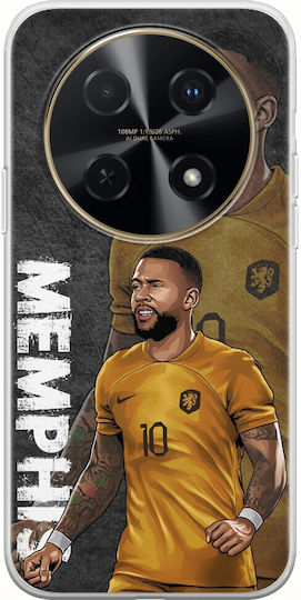 Football Stars Memphis Depay Netherlands Huawei Nova 12i Flexible Tpu Διάφανη Σιλικόνη