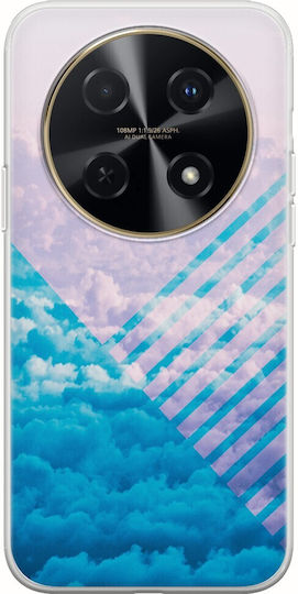 Wolken Huawei Nova 12i Flexibles TPU Transparentes Silikon