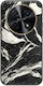 Cracked Marble Black White Huawei Nova 12i Black TPU Black Silicone