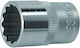 Jonnesway Twelve Sockets 3/4" Short 34mm